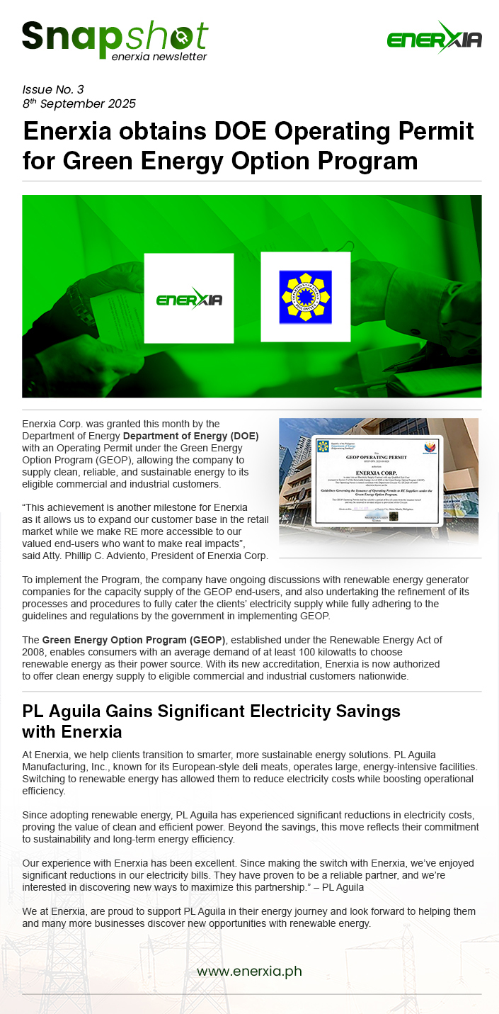 Enerxia x DOE (GEOP Permit Announcement)